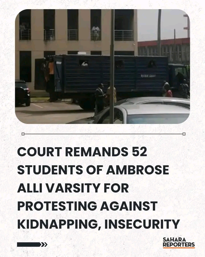 TAKE IT BACK MOVEMENT CONDEMNS THE REMAND OF 52 AMBROSE ALLI UNIVERSITY STUDENTS IN EDO STATE