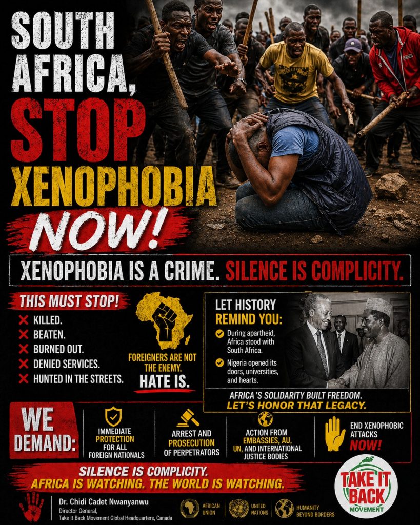 A CONDEMNATION IN THE STRONGEST TERMS OF THE RENEWED XENOPHOBIC ATTACKS AGAINST AFRICAN FOREIGN NATIONALS IN SOUTH AFRICA