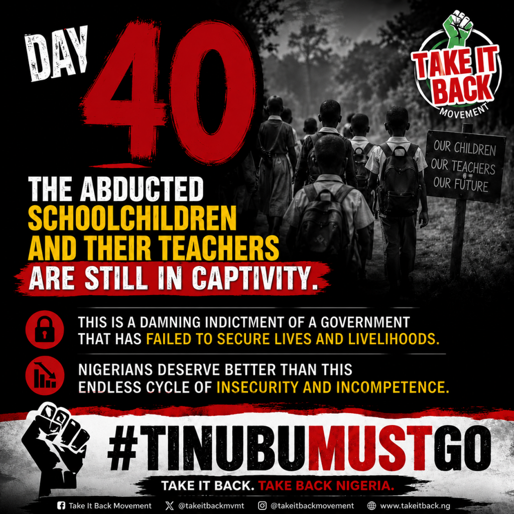 Curfew Is No Substitute for Rescue: Tinubu, the Oyo Government Must Secure the Immediate Release of Abducted Schoolchildren and Teachers